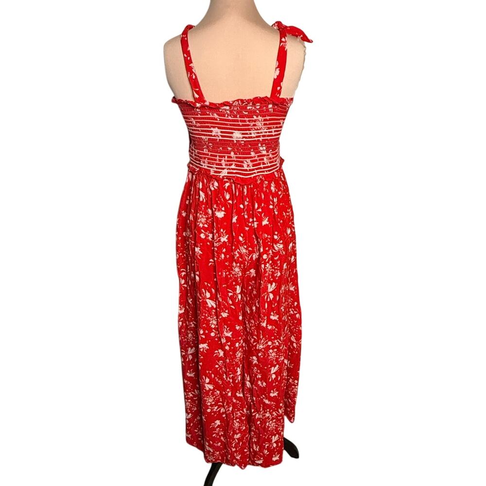 Free People Color My World Jumpsuit Red - Picture 4 of 7